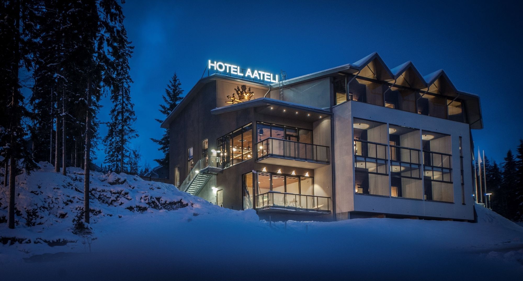 Hotel Aateli Hillside Вуокати Екстериор снимка